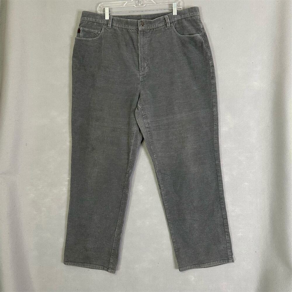 Lauren Ralph Lauren Corduroy Pants Women Plus Sz 20 Business Casual Quality